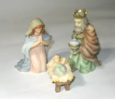 3 Lot Seraphim Classics By Romans Inc. Nativity Baby Jesus Mary King Melchior • $14.95