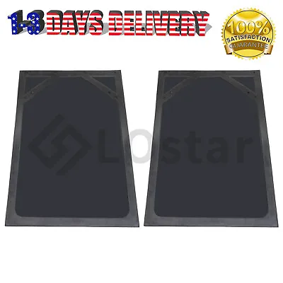 $54.99 • Buy Mud Flaps 36  X 24  Black For Semi Truck And Trailer Heavy Duty Rubber 1 Pair