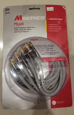 Monster Cable M Series M350i 2M/ 6.6ft RCA Autio Cable • $26.99