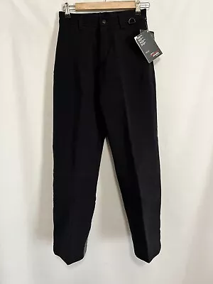 Womens Vintage Schoeller Ski Pants Sz 6P Black Wool Nylon Stretch Stirrups USA • $40