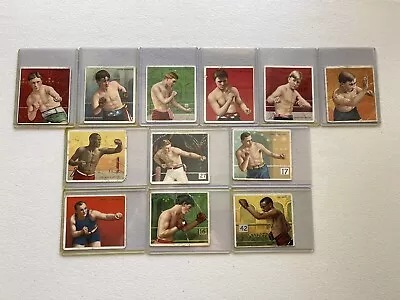 🔥Vintage Boxing Mecca /Hassan Cigarette Tobacco Boxing Card Lot Of 12🔥 • $69.99