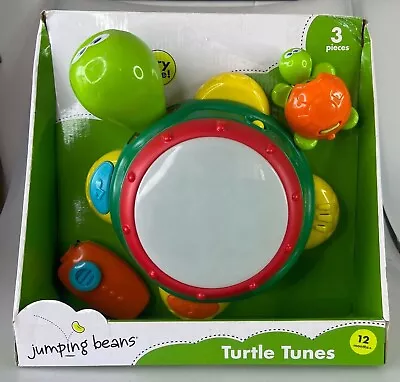 Jumping Beans Turtle Tunes Toddler Musical Set Kazoo Castanets Tambourine Drum  • $8.80