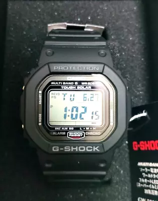 CASIO G-SHOCK GW-5000U-1JF GW-5000 Solar Radio Digital Men Watch Black Japan • $446.97