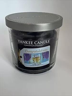 Yankee Candle RARE Vineyard Congratulations Tumbler | Small Jar 104g • £40