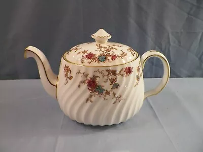 Minton Bone China Ancestral Pattern Covered Teapot • $149.99