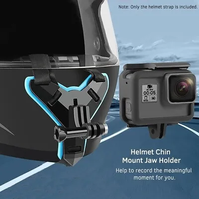 Motorcycle Helmet Front Chin Mount Holder Bracket For GoPro Hero 9-5 Camera • $6.95