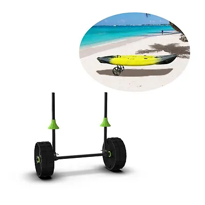 Adjustable Durable Kayak Canoe Boat Carrier Cart Trailer Trolley Dolly Wheels • $39.96