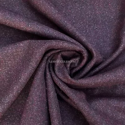 £8.99 • Buy PLAIN Wool Blend Fabric Clothing Coat/Blazer Dress Material 54  Wide DARK RED