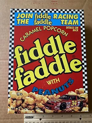 Vintage Fiddle Faddle Popcorn Feat. Mike McLaughlin Racing Empty 10 Oz Box 1994 • $6.75