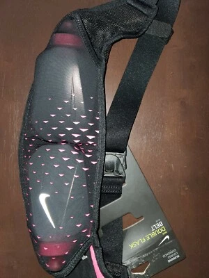 $20.99 • Buy Nike Running Double Flask Belt 2 10oz Flasks Pink Black