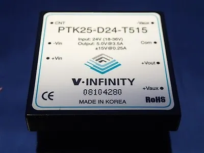 $34.95 • Buy V Infinity Ptk25-d24-t515 Dc-dc Converter New/unused Surplus