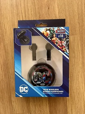 DC Justice League True' Wireless Stereo Earphones New Marvel Xmas Gift Headphone • £15.99