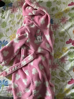 Disney George Minnie Mouse Girls Dressing Gown Aged 18-24 Months • £2.99