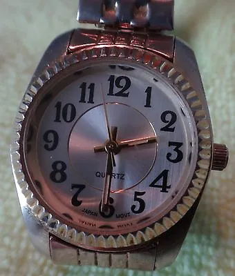 Ladies Quartz M. Z. Berger Watch W981 415 Stretch Band • $9.50