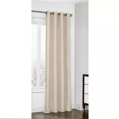 Eclipse Trevi Polyester Blackout Thermal Lined Single Curtain Panel 52  X 63  • $6.99