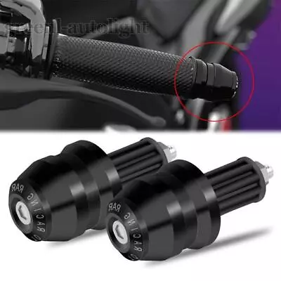 Handlebar Grips 7/8'' CNC Motorcycle Dirt Bike Handle Bar End Cap Plugs Slider • $11.98