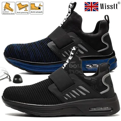 £24.99 • Buy Mens Hiking Safety Shoes Ankle ESD Unisex Work Boots Size Steel Toe Cap Trainers