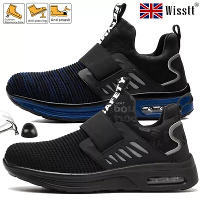 £24.99 • Buy Mens Hiking Safety Shoes Ankle ESD Unisex Work Boots Size Steel Toe Cap Trainers