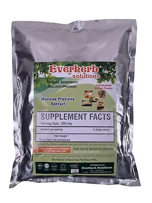 Mucuna Pruriens Extract Powder  20% L - Dopa Enhances Mood 100 % Pure Natural • $18.40