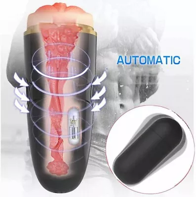 Automatic Handsfree Male Masturbaters Cup Stroker Pocket Pussy For Men Sex Toys • $19.98