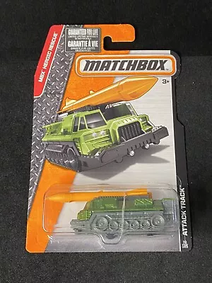 Matchbox MBX Heroic Rescue Attack Track 72/125 Green Free Box Shipping • $6.75