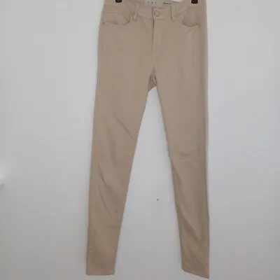 Denim And Co Jeans Size 8 Beige Jeans Tan Camel Skinny Slim Fit Small • £9.49