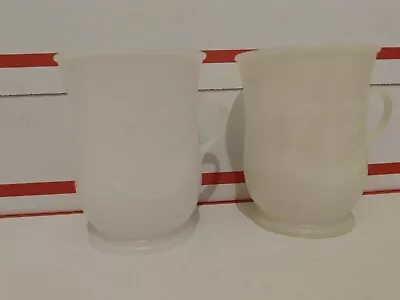 Vintage Opaque White Kool Aid Cups Lot Of 2 ONLY Replacement For Pitcher Set • $13