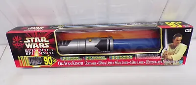 1999 Hasbro Star Wars Episode 1 Obi Wan Kenobi Lightsaber (NEW) Cosplay Prop • $145.43