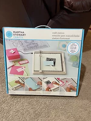 Martha Stewart Crafts LED Light Table Craft Station 12” Square Glass Template • $124.77