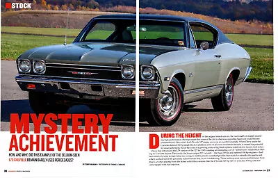 1968 Chevrolet Malibu 327/300-hp L79 ~ Nice 6-page Article / Ad • $11.95