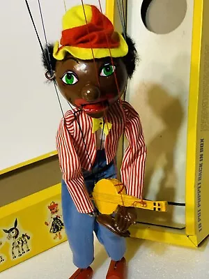 Pelham Puppets Marionette 60er Banjo-Spieler Minstrel Vintage RARE! • $99