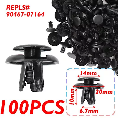 100pcs Fender Liner Fastener Rivet Push Clip Retainer For Mazda MX-5 Miata 2.0L • $7.71