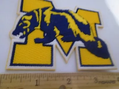 $3.99 • Buy The University Of Michigan Wolverines  Embroidered Iron On Patch