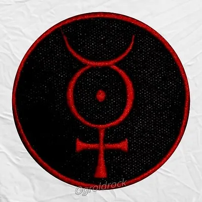 Marilyn Manson Mercury Logo Embroidered Patch Holy Wood Androgyne Spooky Kids • $8.99