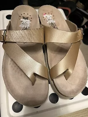 Mephisto  Slip On Strappy Sandals Flats Shoes Size 37 • $45.99