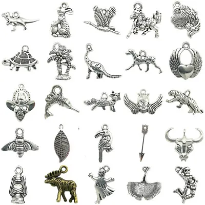 Tibetan Silver Charms Pendants For Jewelry Making Earrings Necklace NO.151-175 • $0.99