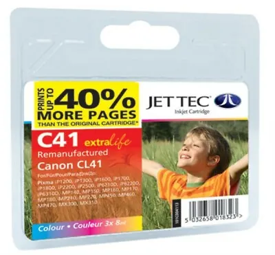 CL-41 Colour Jettec Printer Ink Cartridge • £16.98