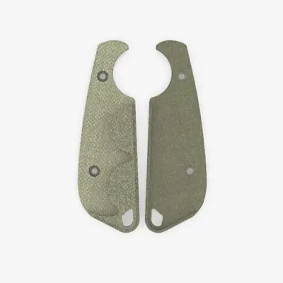 Flytanium Green Micarta Flex Handle Scales For CRKT Minimalist Knife Ergonomic • $26.29