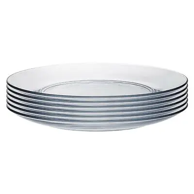 £14.99 • Buy Duralex Lys Glass Dinner Plates Tempered Glass 235mm (9 ) X6