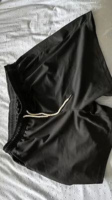 Black  Workout Shorts For Sports Football  Size XL. Unlined Cool  Scally Gay Int • £0.99