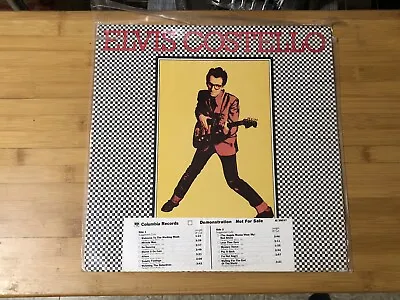 Elvis Costello - My Aim Is True 1977 LP PROMO White Label Columbia JC 35037 (EX) • $75