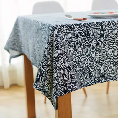 $14.32 • Buy Vintage Print Tablecloth Cotton Linen Table Cloth Cover Home Kitchen Dining Deco