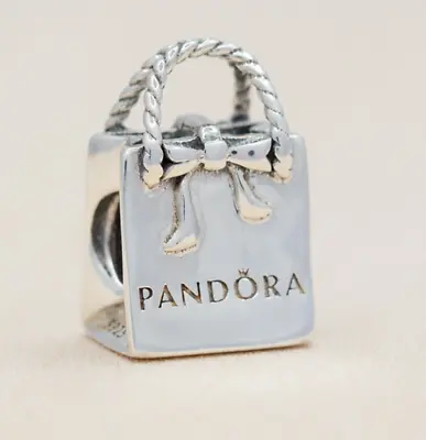$29.95 • Buy New Authentic Pandora Shopping Bag Charm 791184 Bead