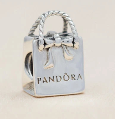 $29.95 • Buy New Authentic Pandora Shopping Bag Charm 791184 Bead