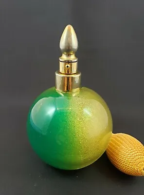 Perfume Atomizer By DeVilbiss - Mid-century (1967) Glass By Seguso Murano Italy • $225