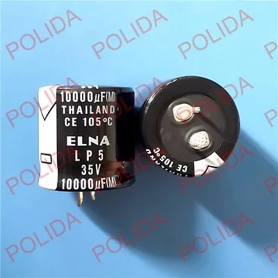 1PCS ELNA AUDIO Electrolytic Capacitor (SIZE) 30*31mm 10000UF35V / 35V10000UF • $1.80