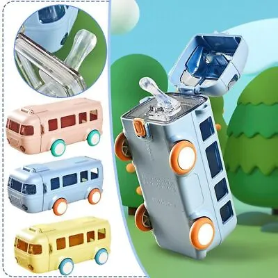 $28.47 • Buy Kids Drinking Bottle Toy Car Straw Water Cup Bus Water Cups Bus Water Bottle