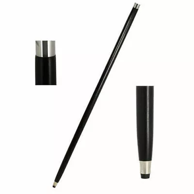 $19.45 • Buy Antique Black Wood Vintage Walking Stick Only For Cane Handle(Only Wooden Shaft)