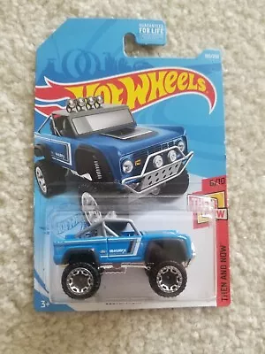2021 Hot Wheels Custom Ford Bronco  Then And Now-New 6/10-Blue • $3.35