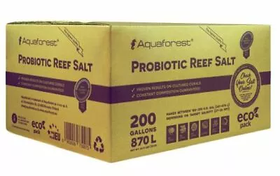 Aquaforest Probiotic Reef Salt 25kg Box Refill Marine Fish Tank Coral Reef Aqua • £94.85